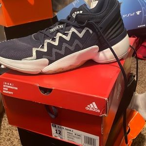 Adidas D.O.N Issue 2 US Size 12 Blue & White